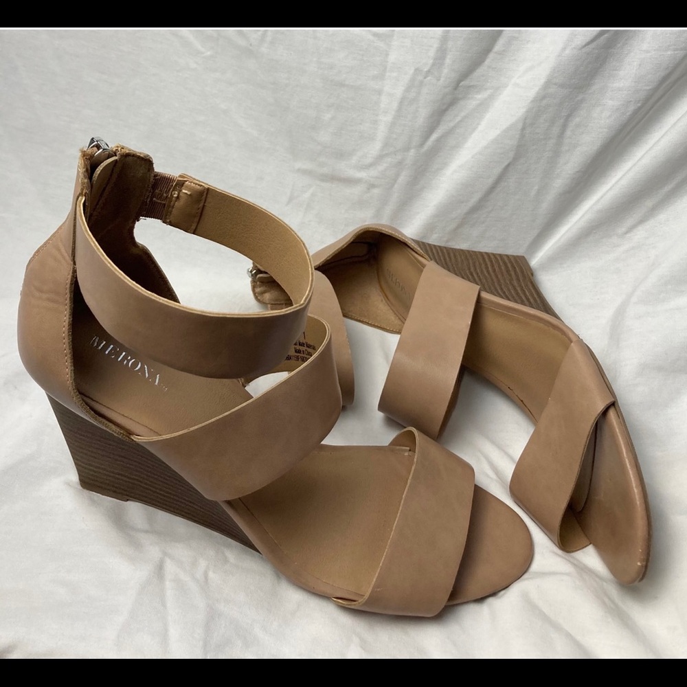 Merona Size 11 Nude Wedges